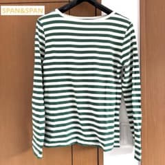 SPAN&SPAN GIZACOTTONボーダーロングTのサムネイル