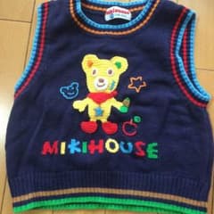 ミキハウス ニットベスト 90cmのサムネイル