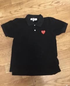 PLAY COMME des GARÇONS ポロシャツ 黒 Mのサムネイル