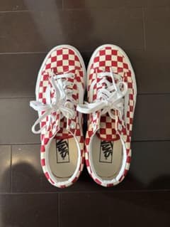 VANS チェッカーフラッグ スニーカー レッドのサムネイル