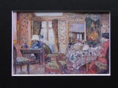 エドゥアール・ヴュイヤール、室内、希少な額装用画集より、新品高級額装付 m63395690950_1.jpg?1701057042