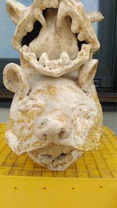 白デルフト 魔除け お守り ハイエナ ビンテージ 浄化 古道具 古美術 白デルフト 魔除け お守り ハイエナ ビンテージ 浄化 古道具 古美術