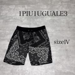 1PIU1UGUALE3 ペイズリー柄 スウェット ショートパンツ IV - メルカリ