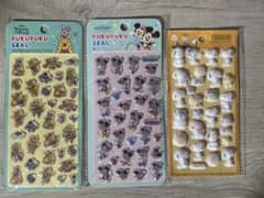 ディズニープクプクシール(プーさん、ミッキーミニー)、スヌーピーフロッキーシールのサムネイル