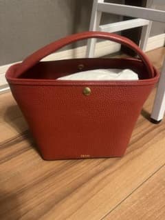chiiiibag Leather Basket 伊勢丹限定カラーレッド - メルカリ