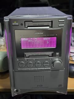 Victor ミニコンポ オートリバース Victor ミニコンポ 本体 CA-UXJ55MD-S ジャンク 格安 - メルカリ