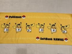 福岡ソフトバンクホークス ポケモン ピカチュウ コラボタオルのサムネイル