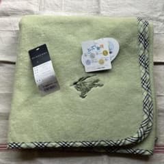 【匿名配送】BURBERRY(バーバリー)ウールブランケット 緑 140x100 BURBERRY 洗えるウールブランケット 140x70cm グリーン - メルカリ
