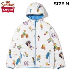 リーバイス × ザ・シンプソンズ コラボ リバーシブル パッカブルジャケット Mのサムネイル