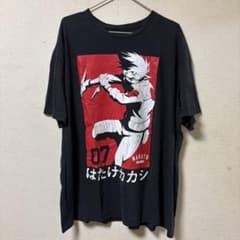 NARUTO 하타케 카카시 애니메이션 T 2XL 블랙