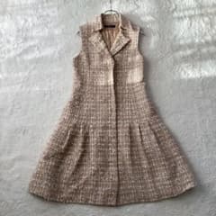 Foxey　ツイード ワンピース チューリップグレース ノースリーブ Foxey ツイード ワンピース チューリップグレース ノースリーブ - メルカリ