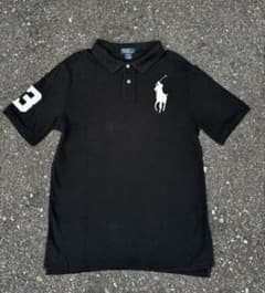 00s Polo Ralph Laurenポロシャツ ビックポニー ブラックXL - メルカリ