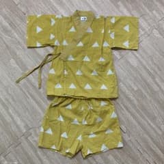 鬼滅の刃 甚平 イエロー 90cmのサムネイル