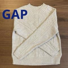 GAP ケーブル編みニット Mサイズ クリームのサムネイル