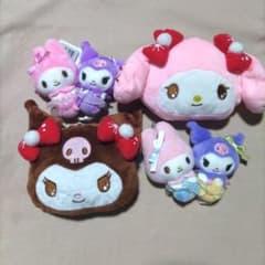 サンリオ マイメロディ クロミ ぬいぐるみ ポーチ まとめ売りのサムネイル