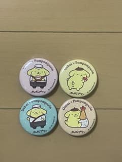 魚べい　ポムポムプリン　缶バッジのサムネイル