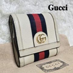 グッチ オフディア 折り財布 レザー シェリーラインのサムネイル