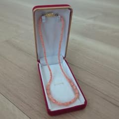 ピンク 珊瑚 ネックレスのサムネイル