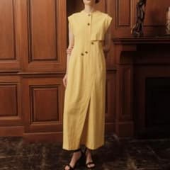 AKIRA NAKA ◆ 25SS ワンピース　イエロー AKIRA NAKA ◇ 25SS ワンピース イエロー - メルカリ