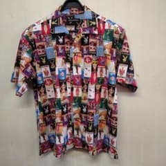 PLAYBOY FREAK'S STORE 半袖シャツ 総柄 Mのサムネイル