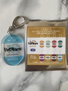 하이큐 트레이딩 아크릴 키 홀더 10th 로고 압대 고등학교