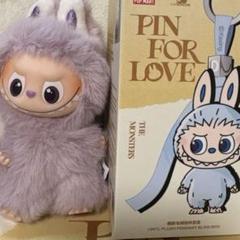 ラブブ ぬいぐるみキーホルダー イニシャル M POPMART PIN FOR LOVE ぬいぐるみ ラブブ イニシャル M - メルカリ