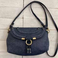 CHLOE クロエ ミニショルダーバッグ マーシーシリーズ デニム - メルカリ