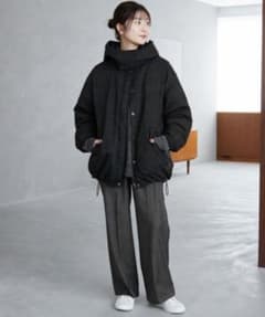 SLOBE IENA CEタフタ ショートダウン ブラック（やや難あり） - メルカリ