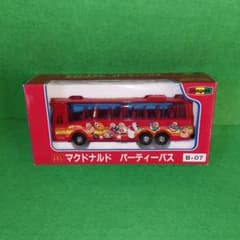 マクドナルド　パーティーバス　ダイヤペット　Diapet　ミニカー　ハンバーガー マクドナルド パーティーバス ダイヤペット Diapet ミニカー