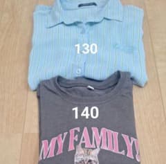 半袖Tシャツ シースルーシャツ ねこ 130 140 子供服 削除予定のサムネイル