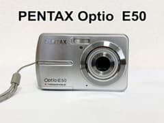 完動品】PENTAX Optio E50 乾電池式 動作確認済 - メルカリ