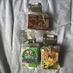 Pokémon Package & Game Card Keychain Collection - Set of 3
