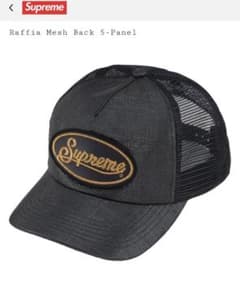 Supreme Raffia Mesh Back 5-Panel キャップ - メルカリ