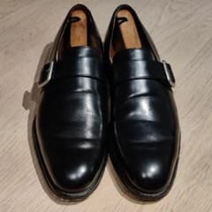 チーニー CHEANEY シングルモンク 黒 UK8.5 ウィリアム2のサムネイル