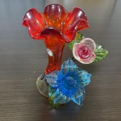 沖縄琉球ガラス花瓶のサムネイル
