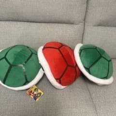 スーパーマリオ 緑こうら 特大サイズ　亀のこおら　甲羅　三つセット