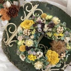 エイトマン様。ドライフラワーリース♡リースのサムネイル