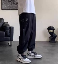 ジョガーパンツ ストリート チェーン バックル ボトムス 韓国のサムネイル