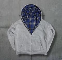 blue check parka 短丈 Y2K opium 美品のサムネイル
