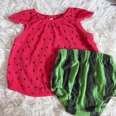 スイカ 服 80cmのサムネイル