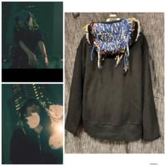 米津玄師　LOSER MV着用モデル　DISCOVERD× ニットフードパーカー 米津玄師 LOSER MV着用モデル DISCOVERD× ニットフードパーカー - メルカリ