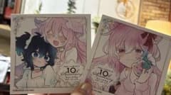 ハピシュガ展のイラストカードです　さとう　さとうとしお　２枚セットのサムネイル