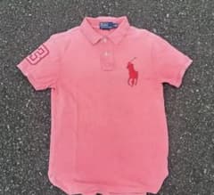 Ralph Lauren ビッグポニー ポロシャツ y2k swag ピンクのサムネイル