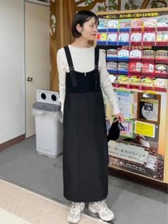 Kastane 【サイズ展開あり】リブ切替ジャンスカのサムネイル