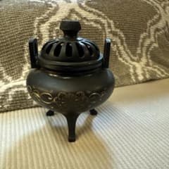 高岡銅器 青銅製 三つ足 香炉 菊 - メルカリ