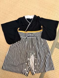 袴風 ロンパース ベビー服 着物風のサムネイル