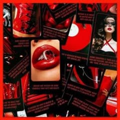 正規品オラクルカード】おしゃれでクール✨赤と黒の個性カラー✨情熱と