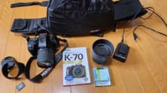 pentax k-70 シグマレンズなど付属品多数のサムネイル