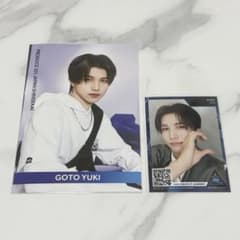 日プ 新世界 後藤結 KCON ハーフサイズフォト タワレコカフェ ポスト