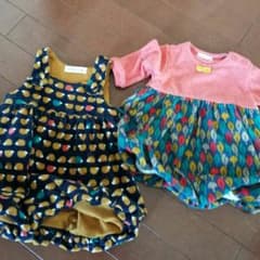 ひーやんさん専用☆めっちゃ可愛いワンピース（size70）のサムネイル